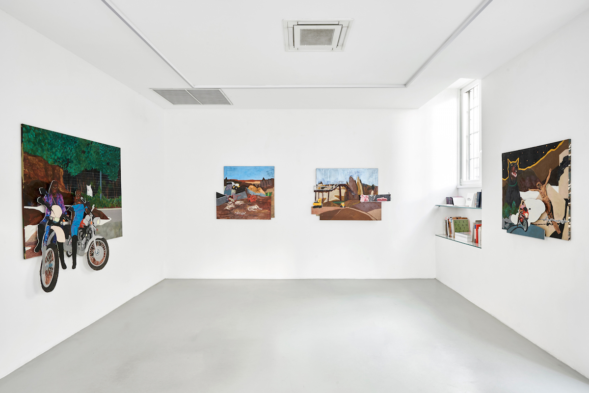 Katharien De Villiers, Echo Me _ Here I am _Ecco Mi. Installation view of the show at Osart Gallery, Milan 2021. Courtesy the artist and Osart Gallery. Photo Max Pescio (1)