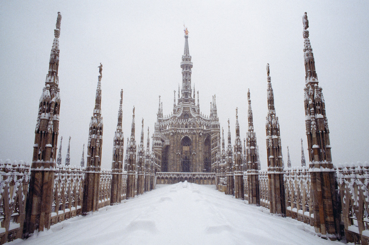 2. © Paolo Liaci, Duomo di Milano, La grande nevicata del 1985