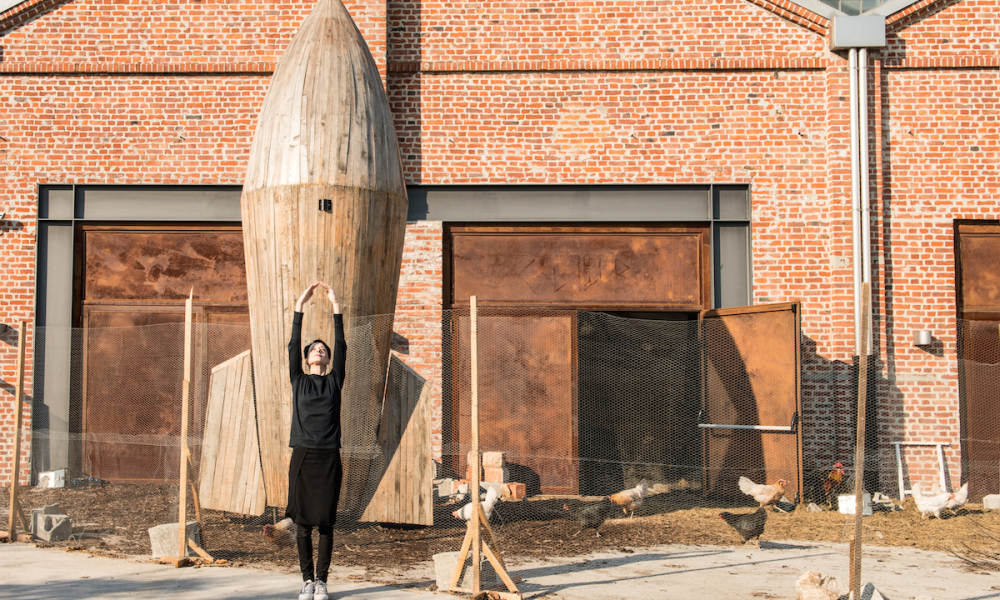 PETRIT HALILAJ, SPACE SHUTTLE IN THE GARDEN